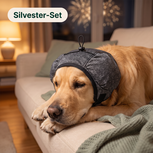 Pfotenruhe Gehörschutz für Hunde – Silvester-Set